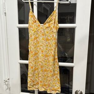 Billabong Yellow Floral Mini Dress